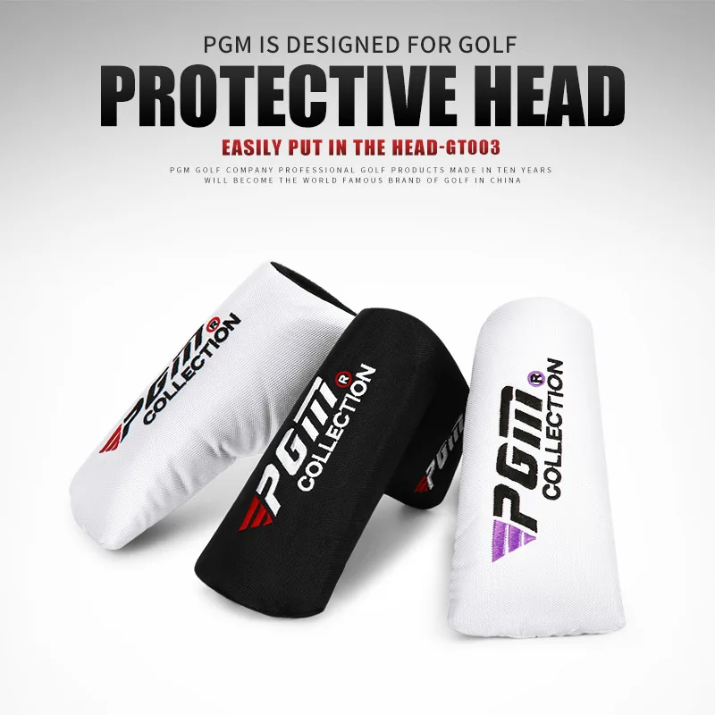 

PGM Golf Club Head Cover, Putter Protective Cover, Nylon Cloth Scratch-resistant and Wear-resistant