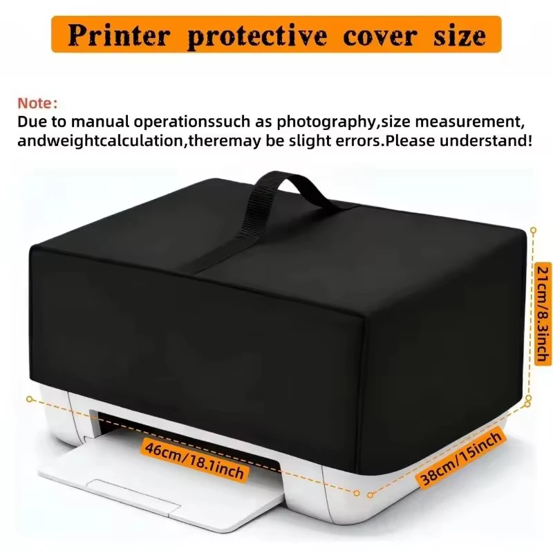 Waterproof Universal Printer Dust Cover with Coating Oxford Protector for Inkjet All-In-One Printers Anti-Static Home Office Use