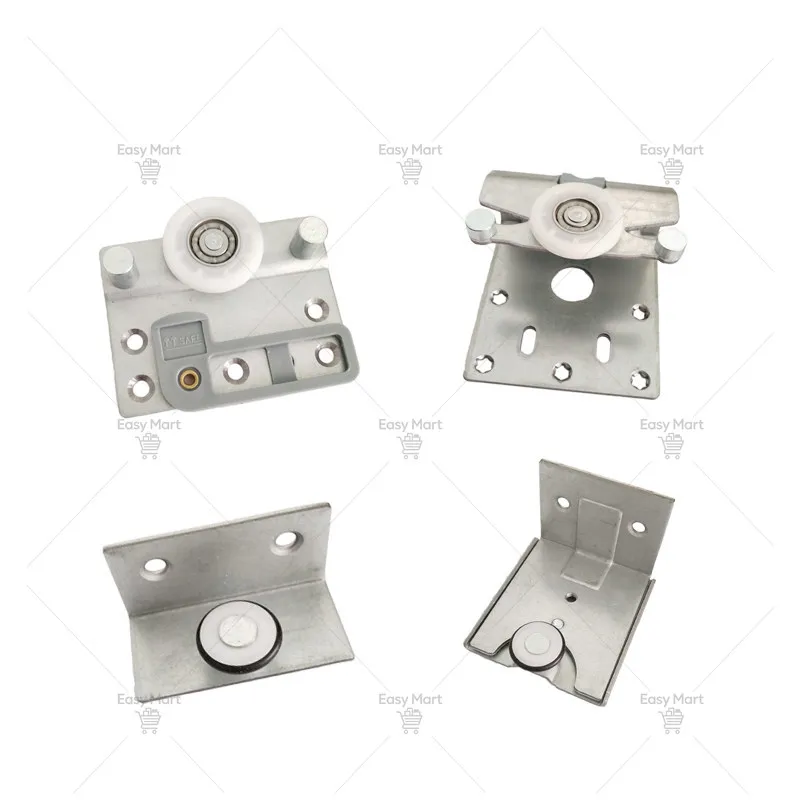 ワードローブスライドドア吊り下げプーリー-モデルe008-スムーズトラックシステム用外部ドアホイールアクセサリー、人気商品