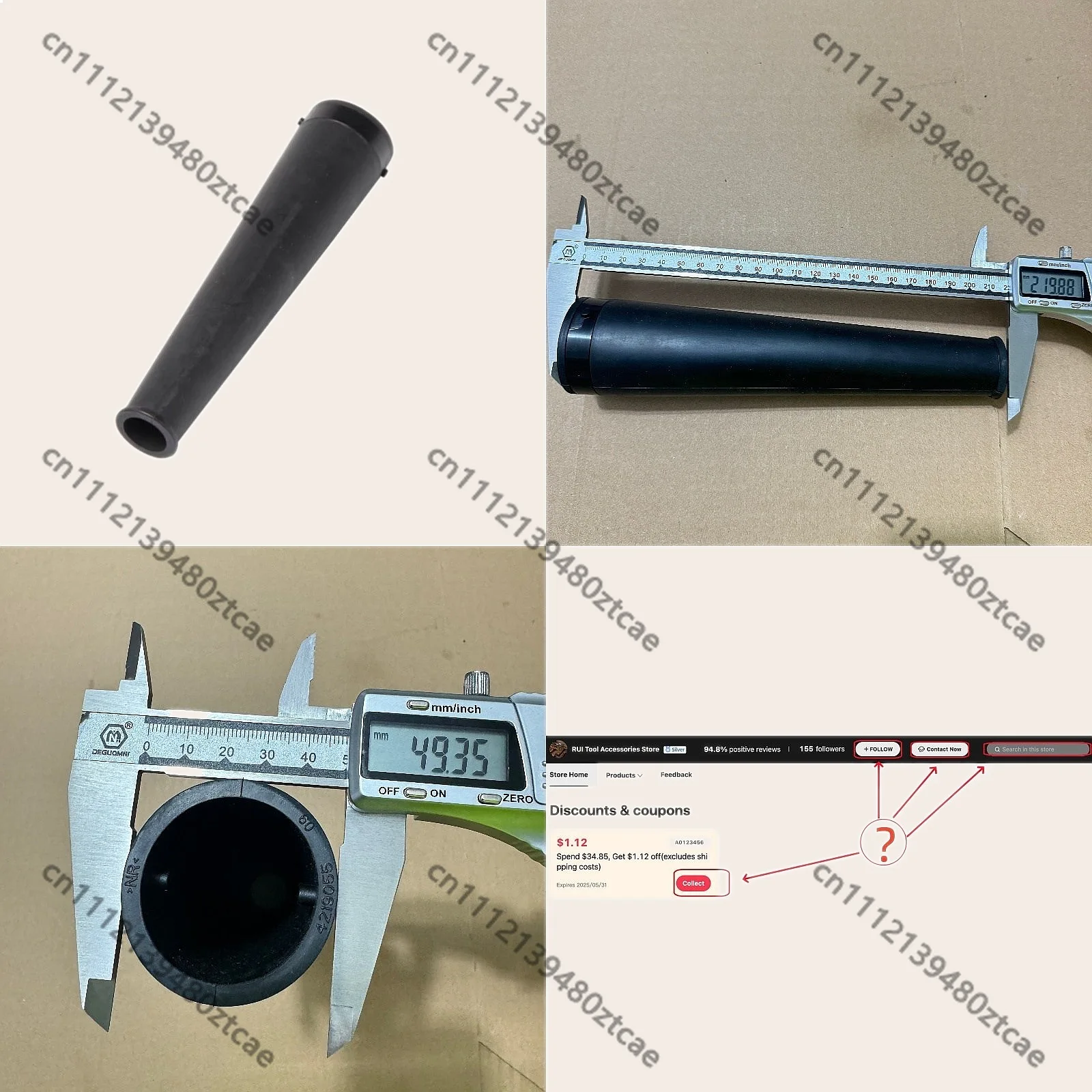 Original Nozzle for Makita DUB185 DUB183 DUB182 UB1101 UB1103 Blower Accessories