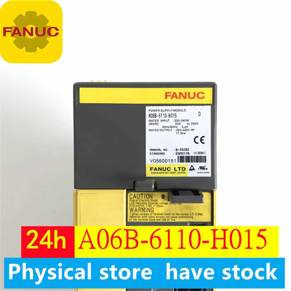 A06B-6110-H015  FANUC original new servo driver A06B-6110-H015