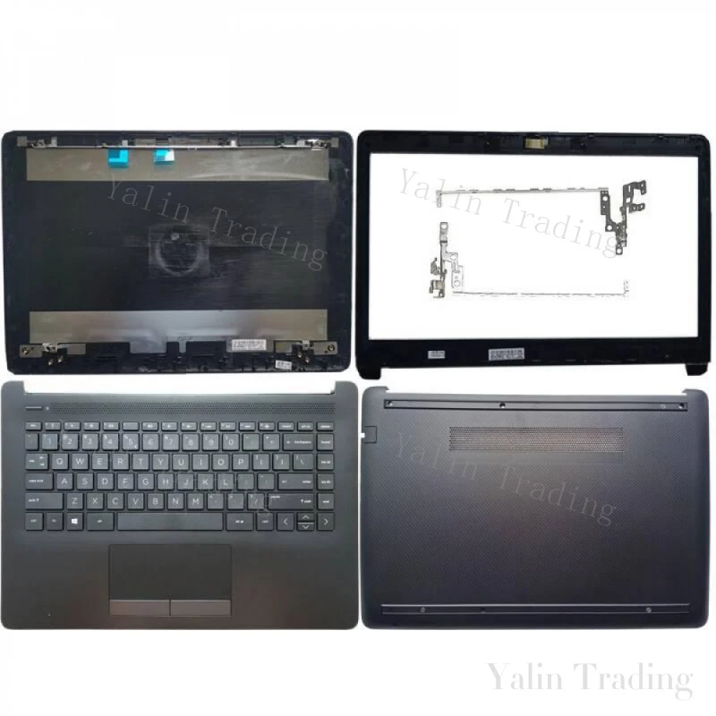 aa-オリジナル-lcd-カバー-ベゼル-パームレスト-ボトムケース-hp-240-245-246-g7-用、厳格にテスト済み、認定済みの互換性