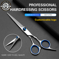 Professional Stainless Steel Scissors for Hair Thinning Clipper 6 inches Hairdressing Products Haircut Trim Hairs Cutting Tool