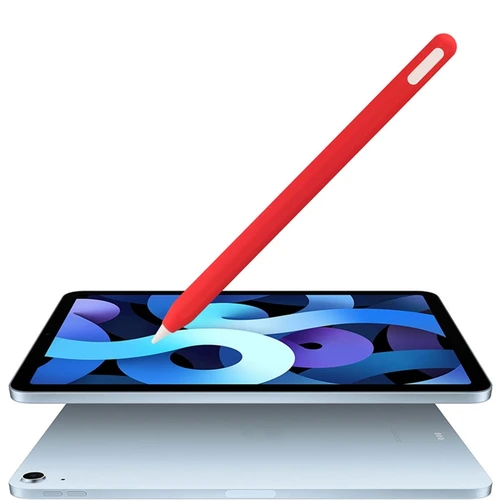 Imagen 2 del producto Funda ultrafina de silicona para Apple Pencil 2, cubierta cómoda de color sólido, funda ligera de 360 °, protección contra caídas