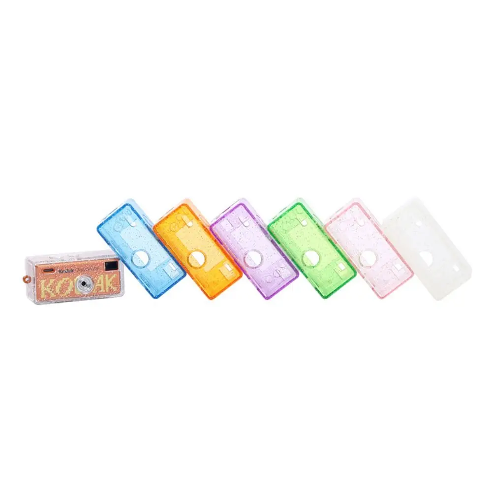 Glitter Finish Camera Case Shock Resistant Transparent Protective Shell Precise Molding Lightweight for KODAK CHARMERA 1987