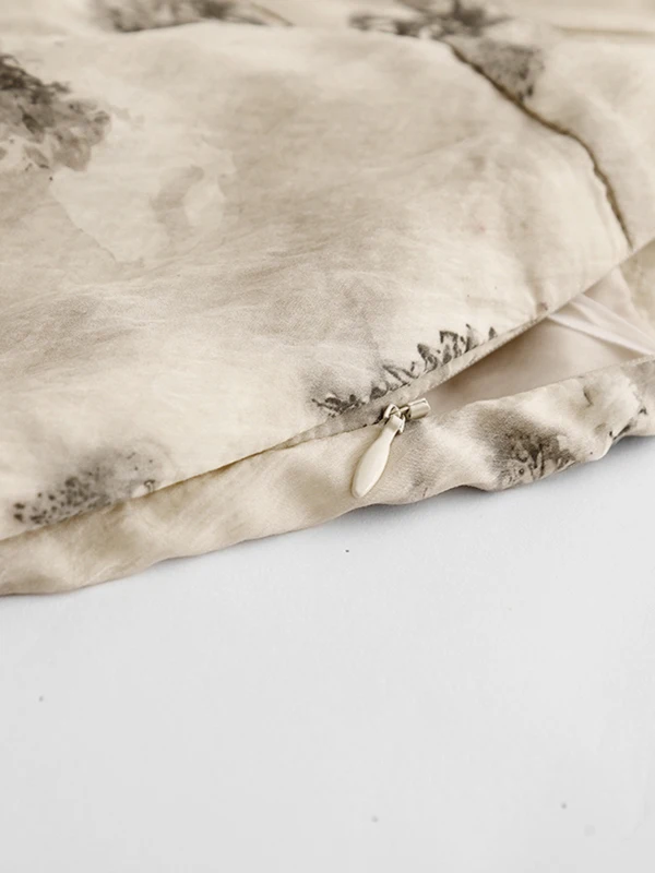 الفنية علامة المياه واسعة الساق السراويل عالية الخصر عادية فضفاضة تناسب الصيف حجم كبير الملابس النسائية تنوعا التخسيس تنورة السراويل #2