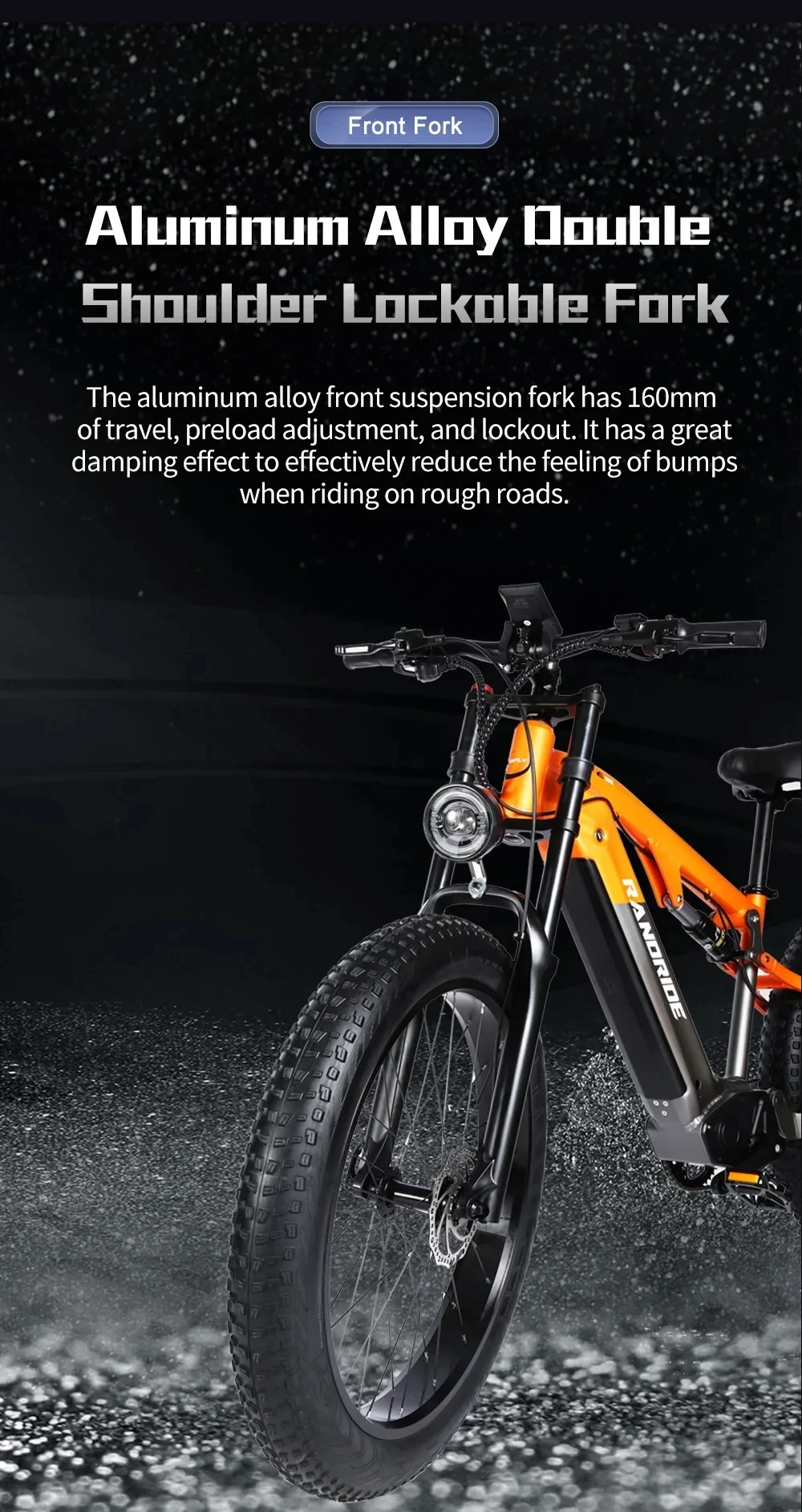 New Ebike X800 2000W 48V 20AH 26 Inch 4.0 Tyre Off-road  Bike Men's Mountain Bike Snowmobile  Bike