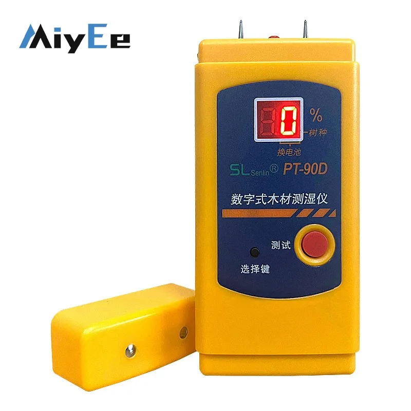 

PT-90D Wood Moisture Meter Wood Moisture Tester with 5-40% Range and LED Display