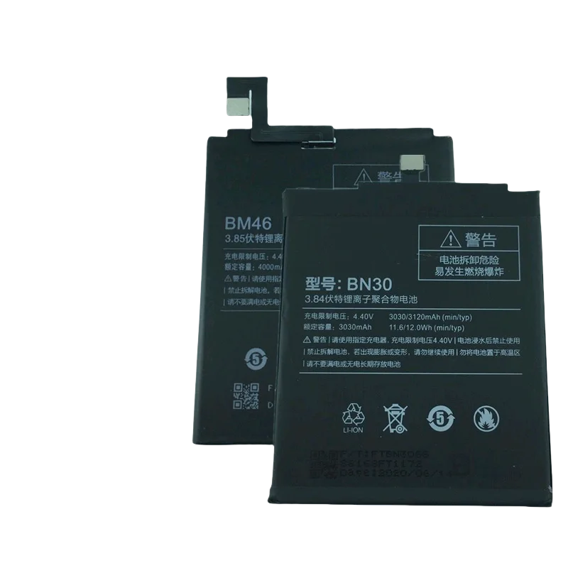 Para Redmi Note3 4X 4A 5A 6Pro 6A BN30 BN34 BN37 BM47 BN45