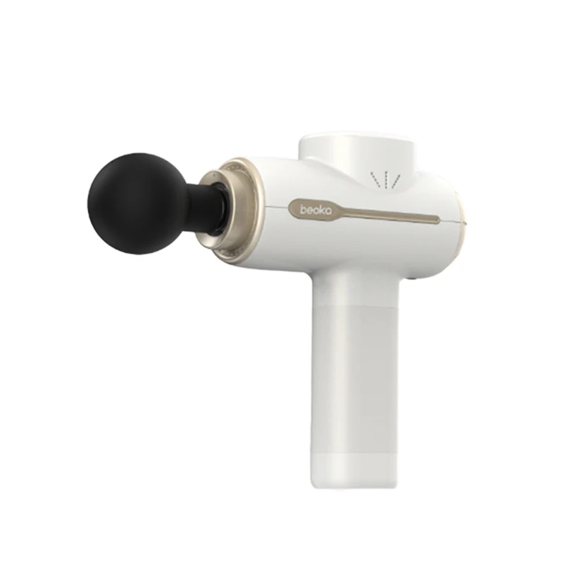 Beoka 2026 Portable Muscle Massage Gun Best Budget 6-Head Deep Tissue Body Massage Tools Handheld Fascia Gun Heated Variable