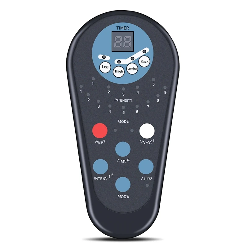 Recliner Remote Handset Controller Replacement, for Relaxzen Longstreet Rocker Power Recliner, 8 Pin Female Plug Remote-DT30