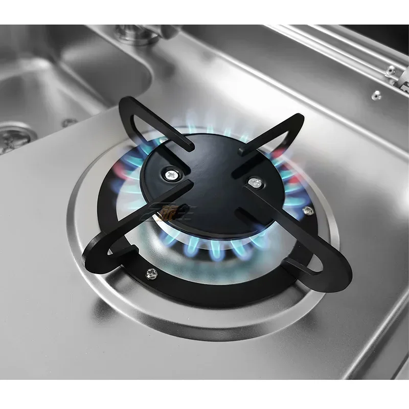 RV Hidden Single Gas Stove and  Folding with Sink Multifunctional Sink Cover Yacht Gas Stove Trailer Camper Van Accessories