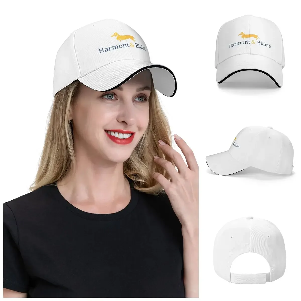 Harmont Blaine Hat Motion Baseball Cap Increase Deepen Large Brim Adjustable Breathable Minimalist Portable Anti-Pilling Anti-UV