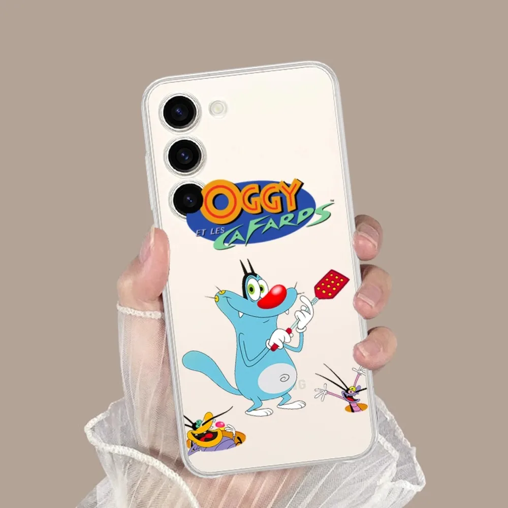 Cartoon Oggy et les Cafards Phone Case for Samsung Galaxy S8 8S G950F G950 A91 A80 A73 5G A72