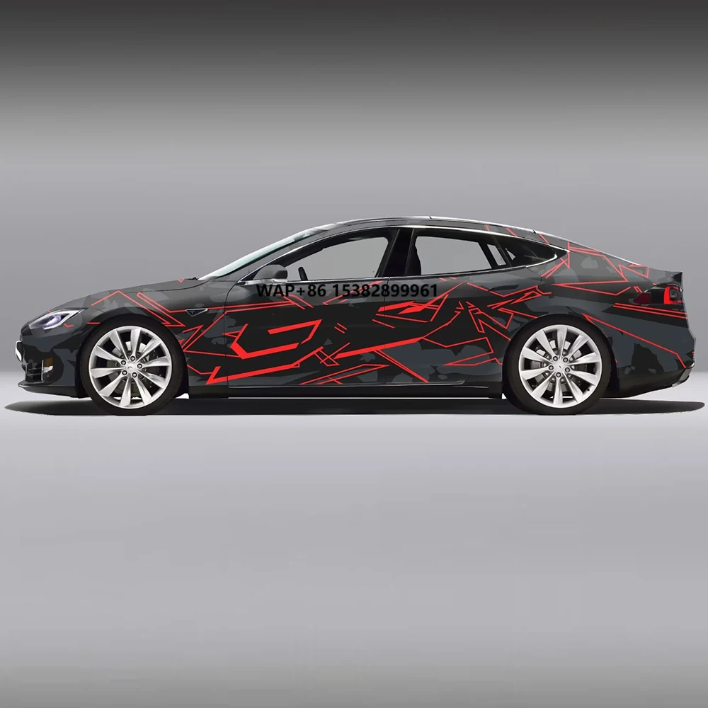 

TSAUTOP 1.52*18m Custom Car Wraps Vinyl Car Stickers Vehicle Sticker