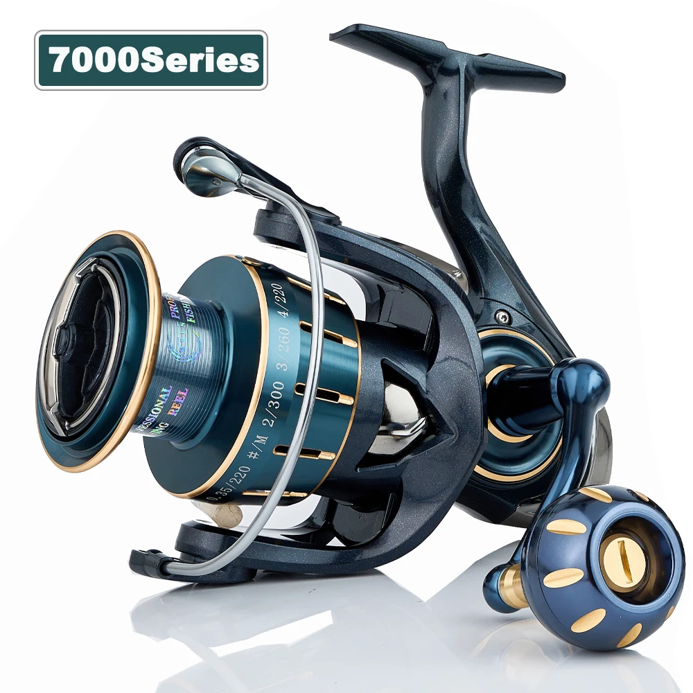 MBLN Brand Durable Spinning Reel, Alloy Gear, Spool, Handle & CNC Arm, 5+1 Ball Bearings, Saltwater Fishing Reel