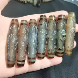 1pcs/lot Carving products  60mm Natural Agate Guanyin Pattern Amulet Baojiang Perfect Retro diy for Pendant and Necklace Making