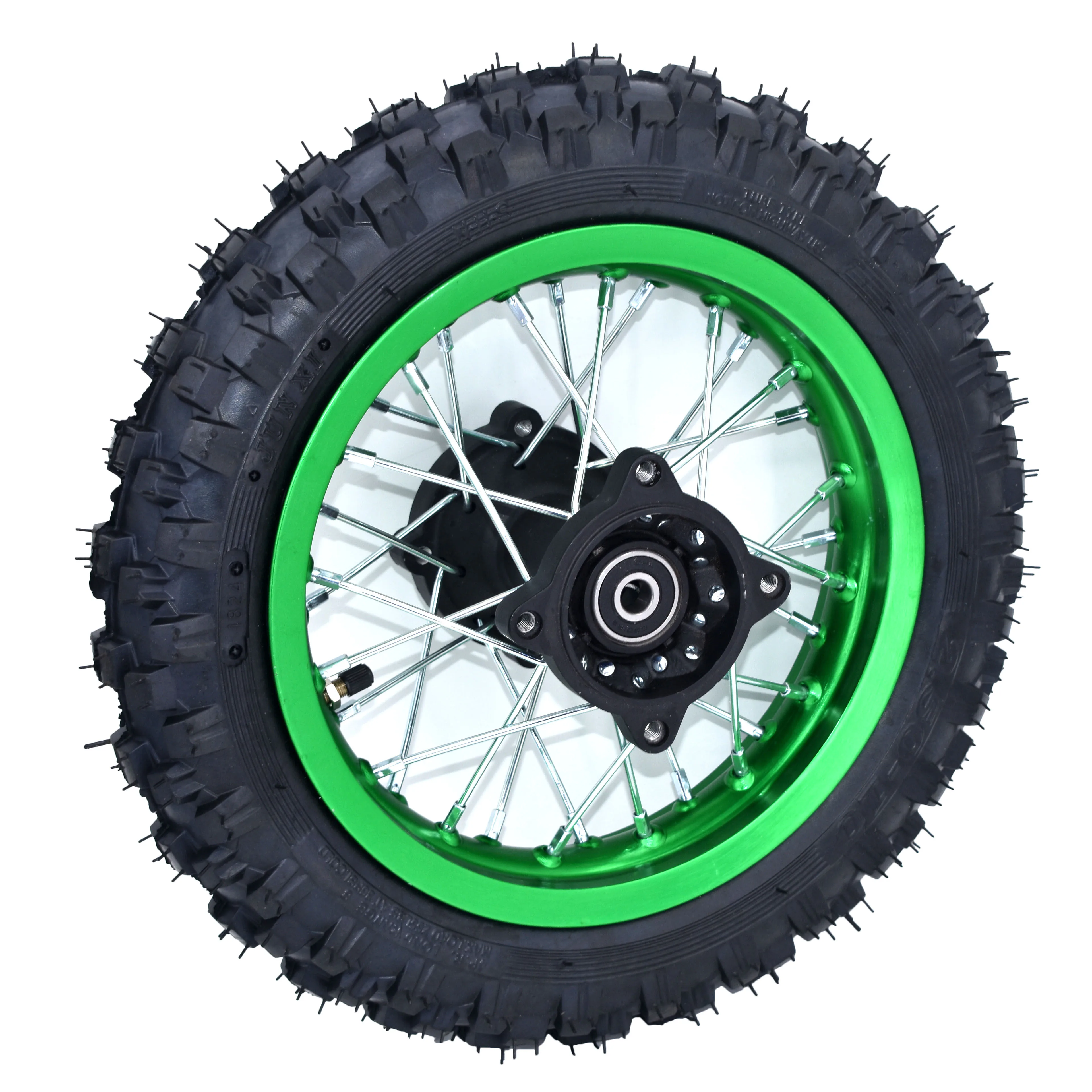 10インチ前後輪250-10インチダートタイヤと160-10アルミリムサークル、50cc-70cc-110cc-125cc小型ダートピットバイク用
