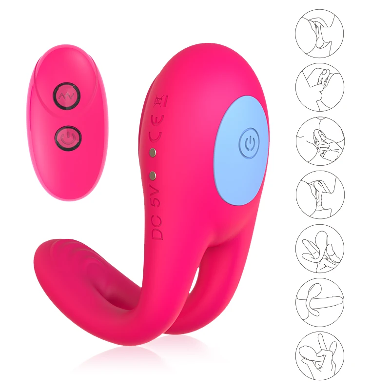 Anillo vibrador para el pene, estimulador del clítoris, punto G, Juguetes sexuales para pareja, Vibro, retraso, lamer, Vagina, orgasmo, bloqueo, vibrador de manga fina