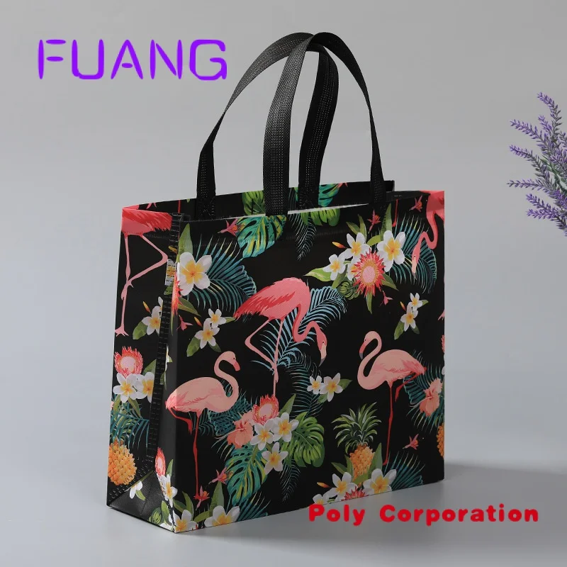 Custom  Cheap Promotional Custom Shopping Non Woven Bag With Print Logo