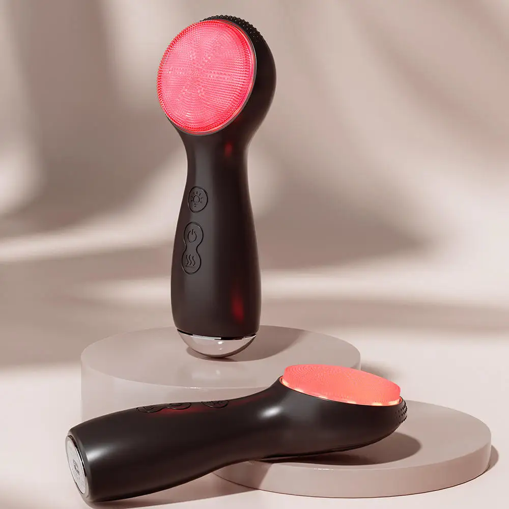 

Electric Portable Silicone Facial Massager Sonic Vibrating Face Cleaning Brush