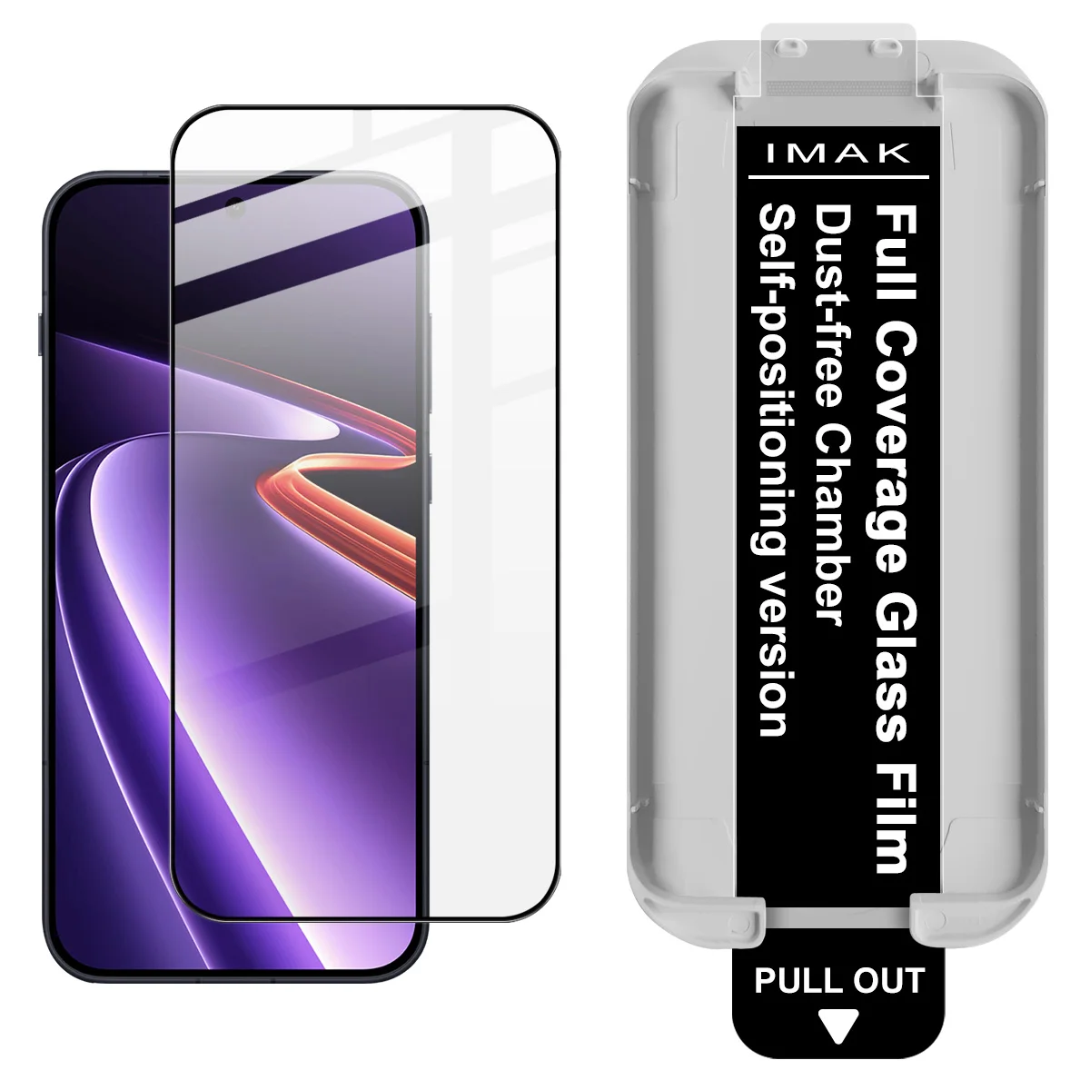 

Tempered Glass for OnePlus Ace 6 Ultra 6T 5G Dust-free Chamber Locator Film IMAK Pro+ Support Fingerprint