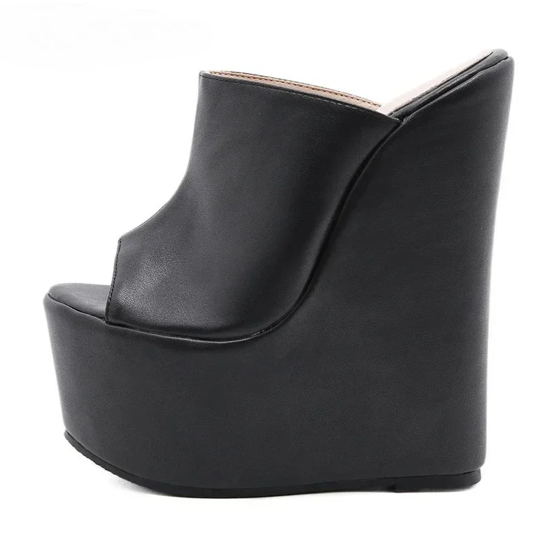 Aneikeh موضة اللمحة تو منصة إسفين الكعوب 2026 الصيف مصمم امرأة أحذية مفتوحة الصنادل حجم 35-42