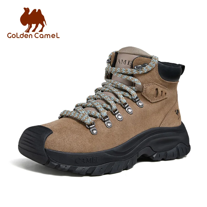 GOLDEN CAMEL Hiking Boots Men's Hiking Shoes 2024 Winter Light Cushioning Anti-collision Anti-slip Urban Trekking Shoes for Men