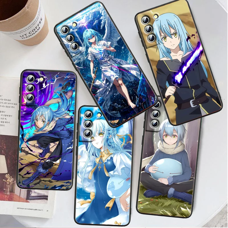 

That Time I Got Reincarnated As A Slime Cool For Samsung Galaxy S24 S23 S22 S21 S20 FE S10 S10E Plus Ultra Pro Lite 5G Black