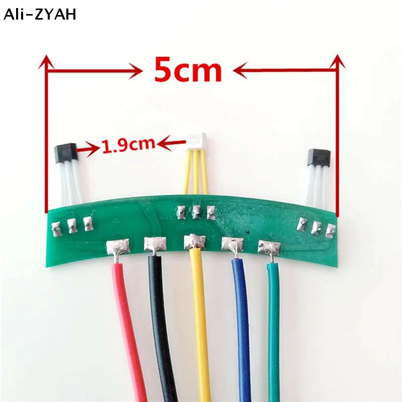 【Z】2-Wheels Electric Vehicles Motor Hall Sensor With Board Cable 213 Motor Hall Sensor 60 Degree For Element E-Bike