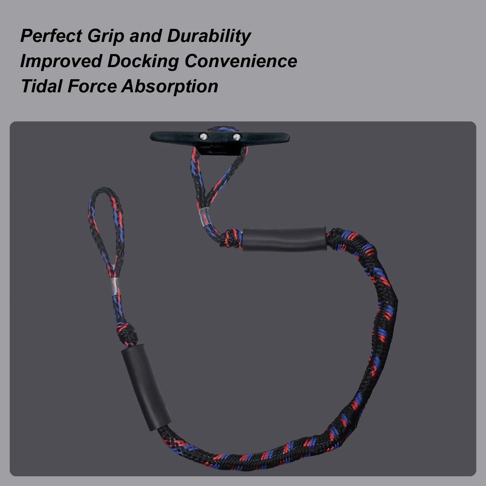 Boat Ropes For Docking With Loop Anchoring Boat Dock Lines With Loop Marine Security Mooring Cord For Rafting Kayaks Canoe
