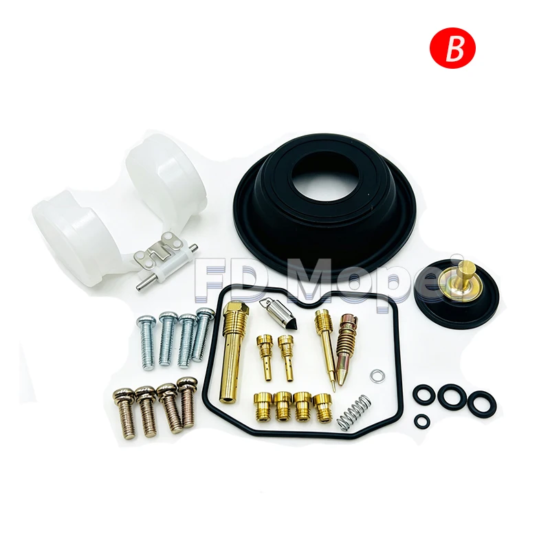 CVK40 Vergaser-Reparatursatz für Kawasaki KLR650 1987-2018 KLX650R KL600 Schwimmer-Membran-Dichtungs-Reparaturteile (3 Optionen: A.B.C.) – Detail 2