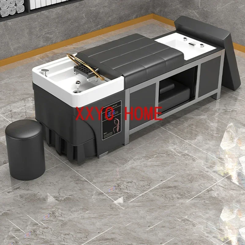 

Массажная раковина для ног, кровать для мытья, комфортная фумигация, умный шампунь, роскошный шампунь, мебель MQ50SC