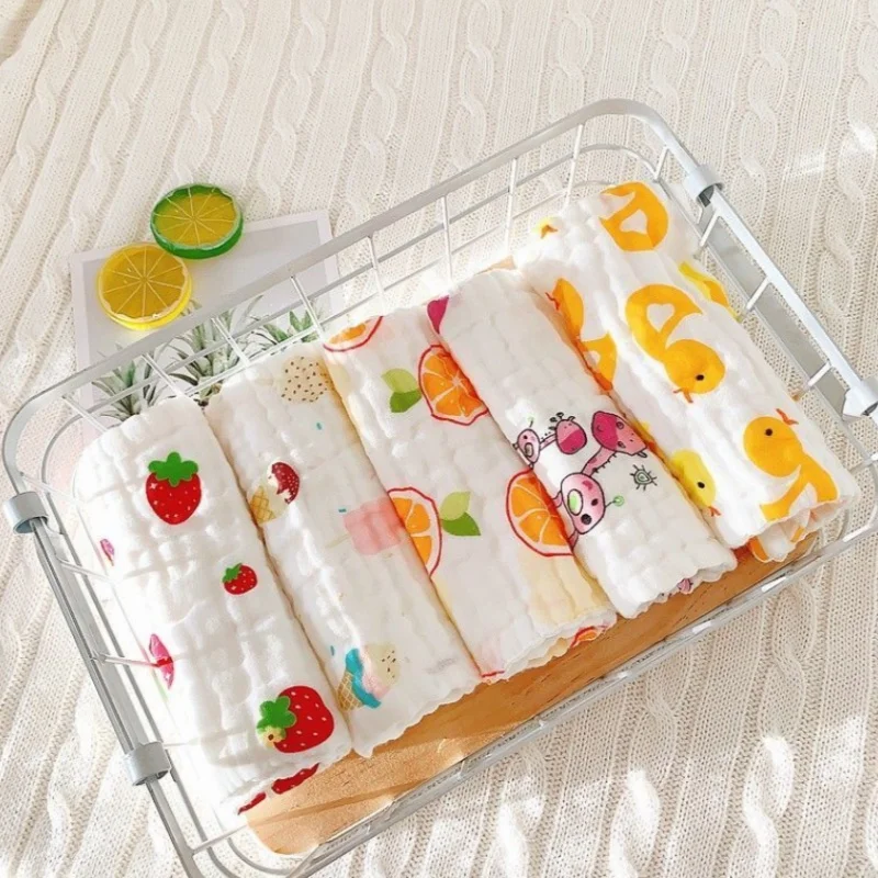 

5 шт. марлевые подгузники ABDL из чистого хлопка, моющиеся подгузники, подушечки для взрослых и детей, большой размер, чехол для подгузников с милым мультяшным принтом DDLG, косплей