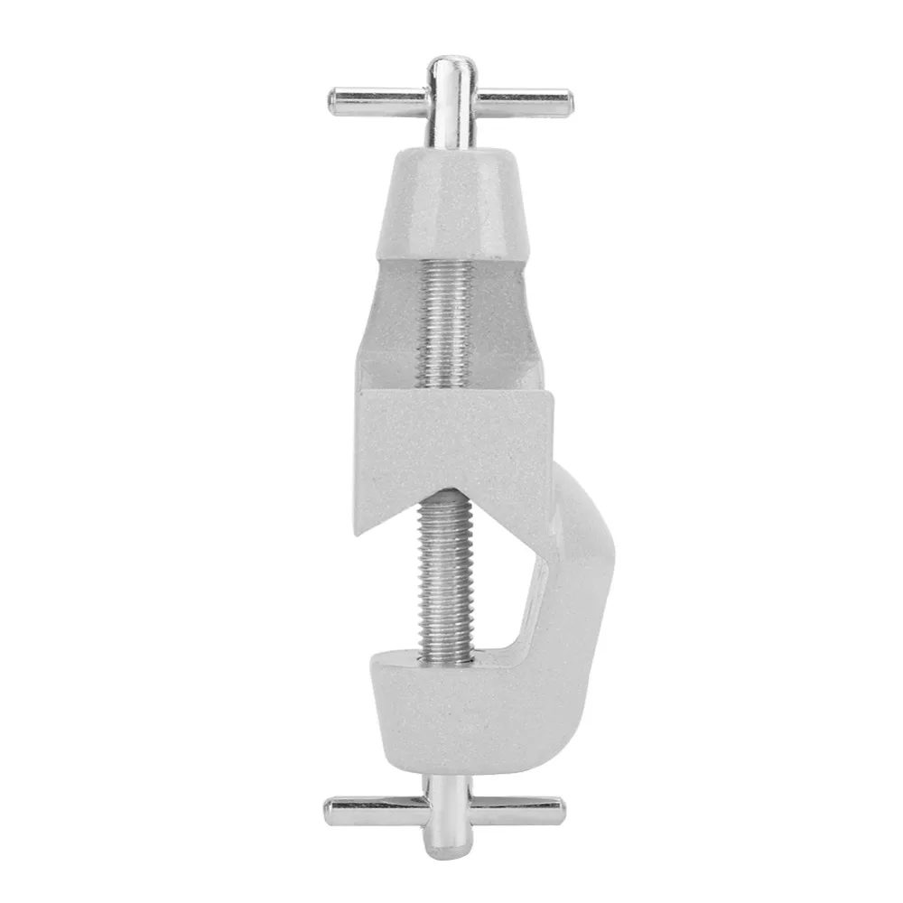 Metal Laboratory Cross Clamp Large Size Double Top German Style Double Top Clamp Silver Cross Shape Large Support Stand Clamp