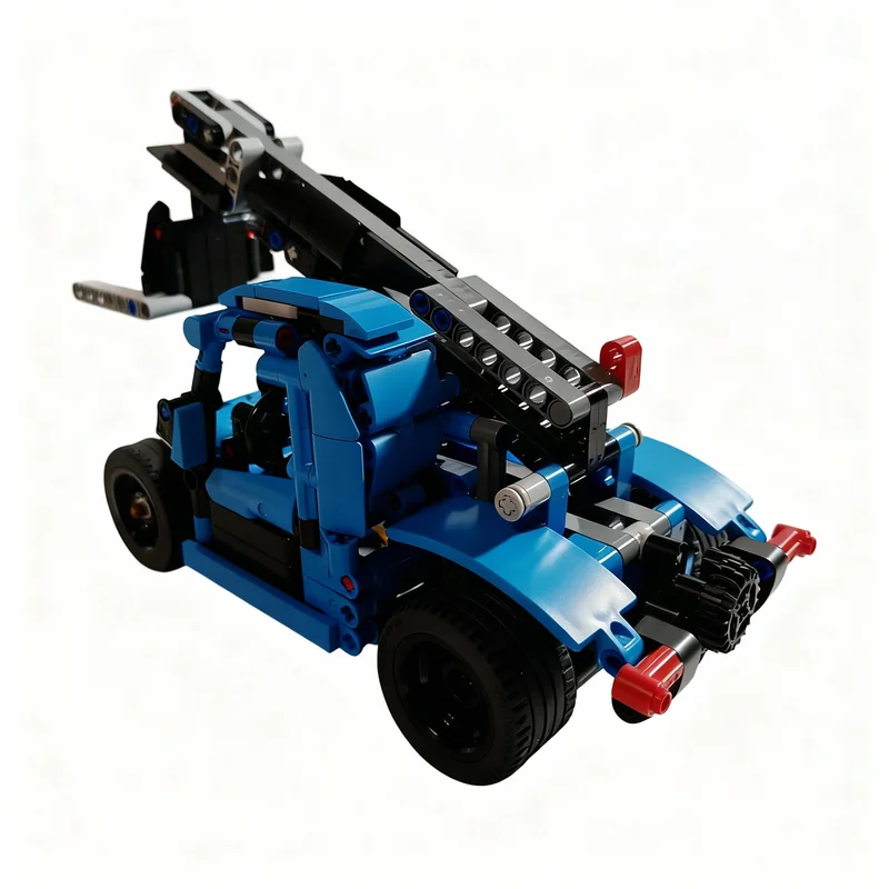 456pcs MOC Technical Telehandler Alternate Build Model Building Blocks Architecture Toy Christmas Gift Display Creative Craft 3D