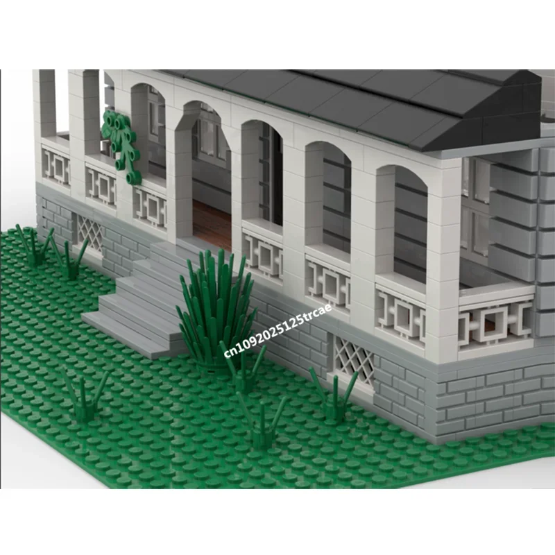 New 1849Pcs City Hot Street View Moc Modular American House Model Building Custom Puzzles Diy Creative Ideas Toys Birthday Gifts
