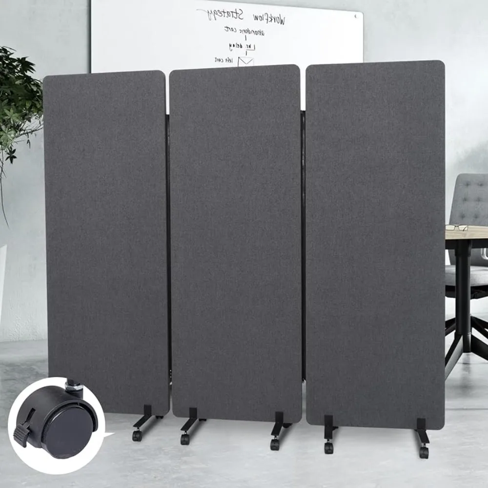 

Sound Proof Dividers Privacy Panel Partition Wall Cubicle Office Partition Moving Portable Acoustic Office Walls Dividers School