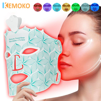 7 Colors Photon Face LED Mask 3D Facial Wireless Silicone Beauty Mask Red Light Therapy Skin Care Repair Brightening Skin Care