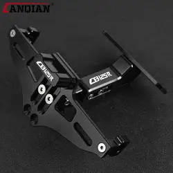 For Honda CB125R CB 125R 2017 2018 2019-2023 2024 License Plate Bracket Holder with LED Light Indicator rear bracket with light