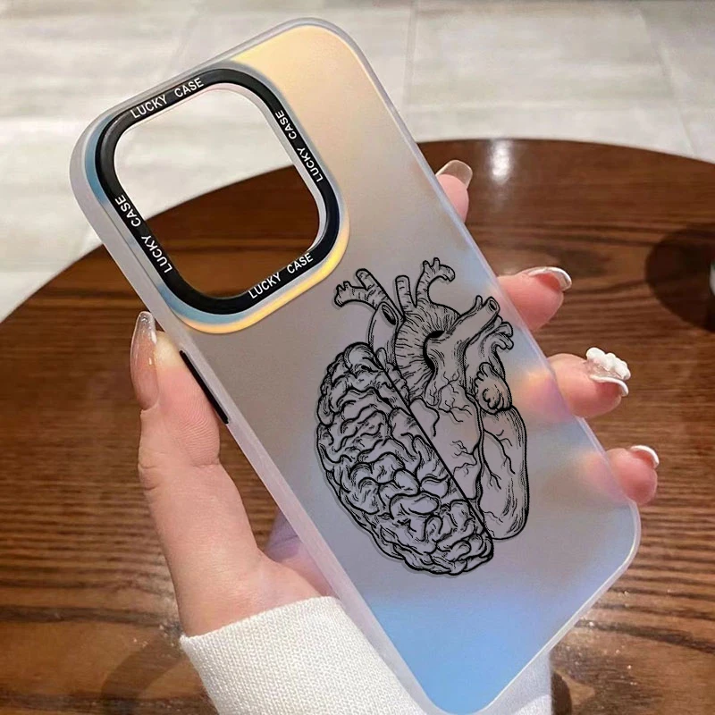 Cardiovascular model Heart Case for Samsung A73 A72 A54 A53 A52 A34 A33 A32 A30 A24 A23 A22 A14 A13 A12 A05 A04 4G 5G Cover