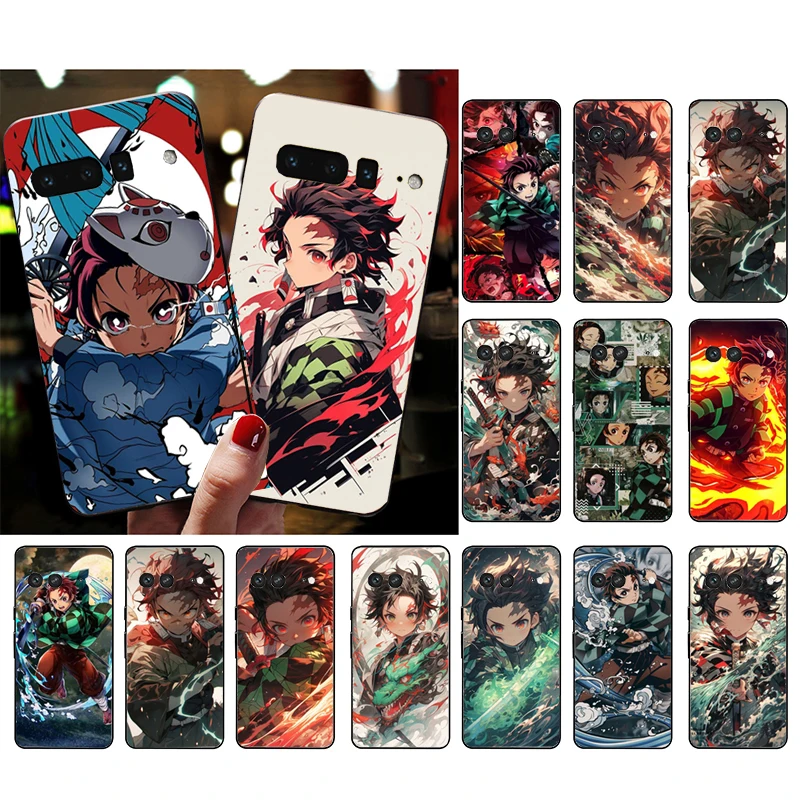 Tanjiro Kamado Demon Slayer Phone Case For Google Pixel 9 Pro XL 9 8 7 Pro 8A 7A 7 6A 6 Pro Pixel 4 3 XL 5 6 4A