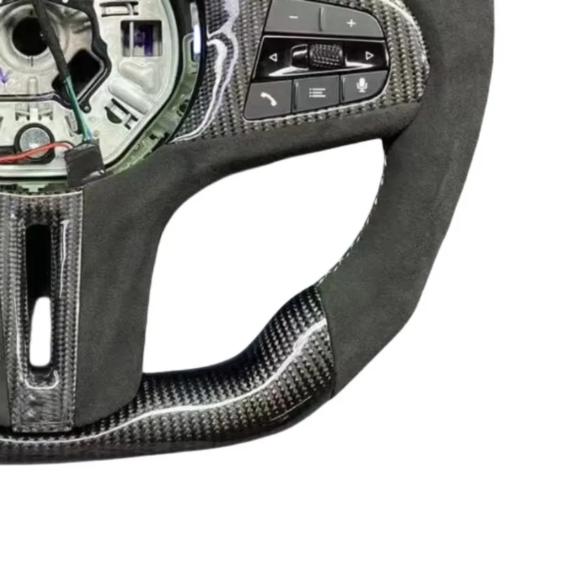 【2025】Volante profesional de fibra de carbono para Bmw G20 volante de carbono F30 F10 G30 G38 G12 G05 modelo deportivo mejorado