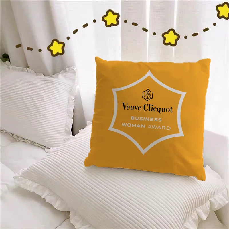 Sofa Luxury Cushion Cover Pillow Cover Cover for Pillow Veuve Clicquot Ponsardin Decorative Pillowcases 45x45 Cushions Covers