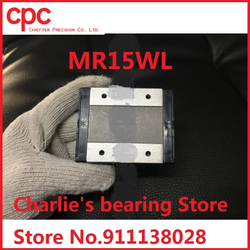 1pc 100% brand new taiwan original genuine CPC miniature linear guide block MR15WL