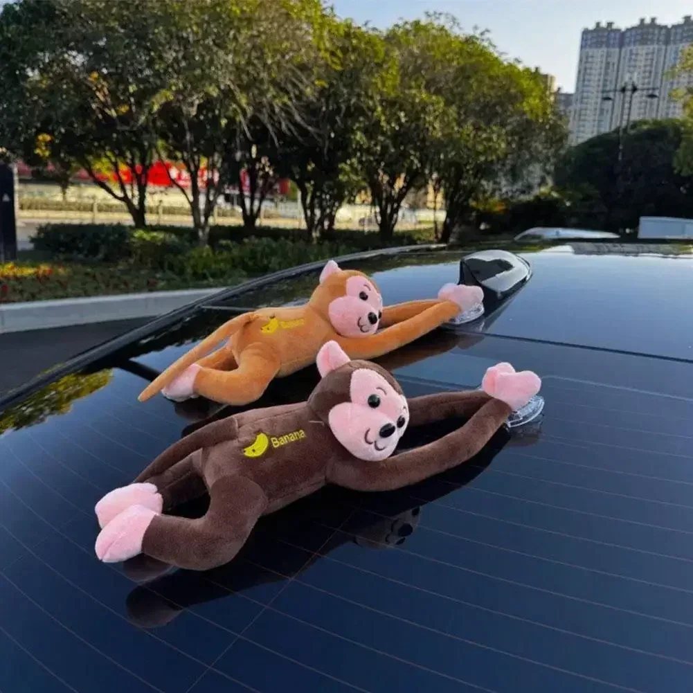 

Vehicle Mounted Monkey Quick Release Creativity Hanging Monkey Doll Pendant Rear Of Car Decorate Car Accessories