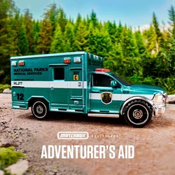 Matchbox Car DODGE 2019 Ram Ambulance 1/64 Metal Die-cast Model Collection Toy Vehicles HCP03