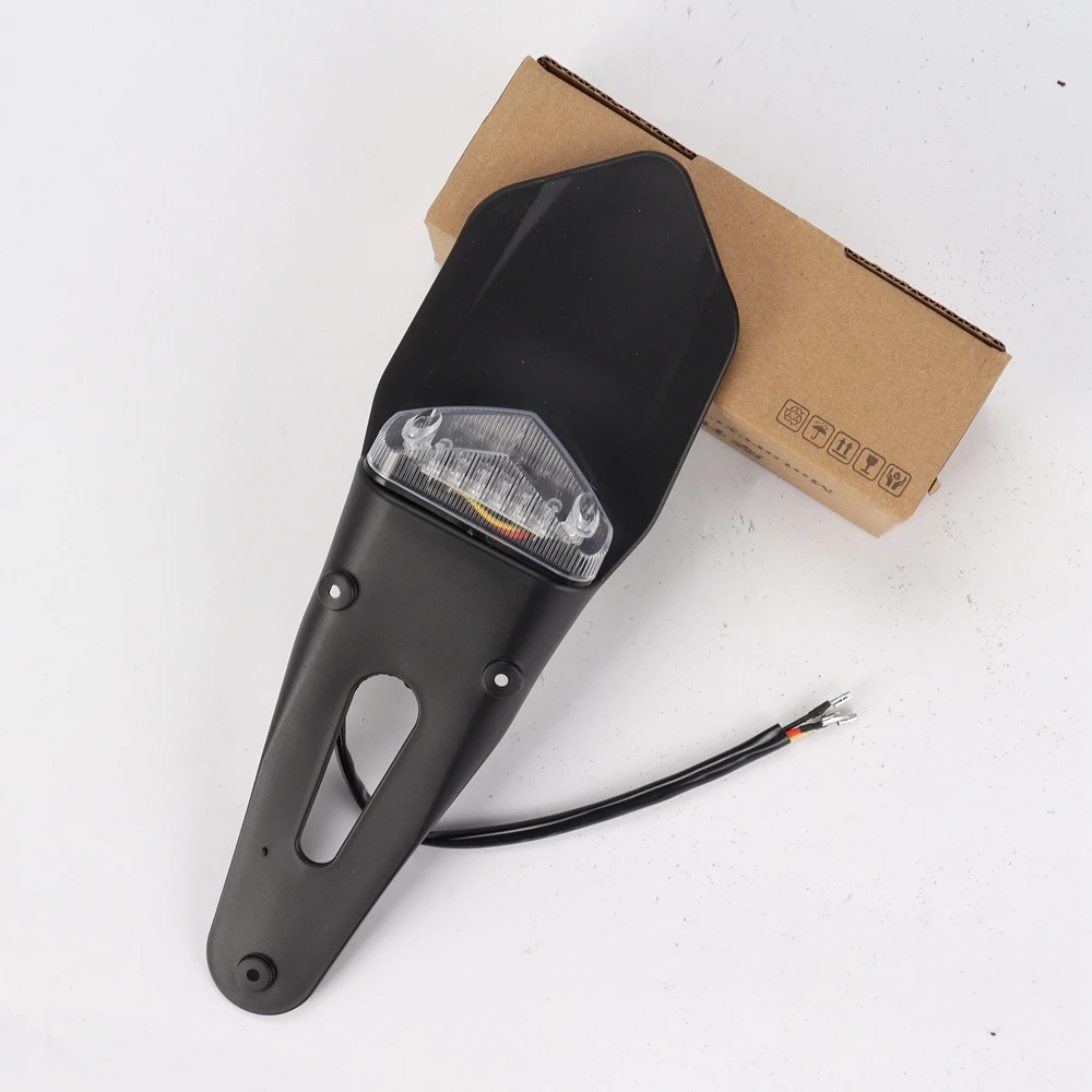 Universal Polisport Motorcycle LED Tail Light&Rear Fender Stop Enduro Dirt Bike Fender taillight MX Trail