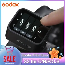 Godox X3 TTL Wireless Flash Trigger Portable Lightweight Flash with OLED Touch Screen Control at Your Fingertips