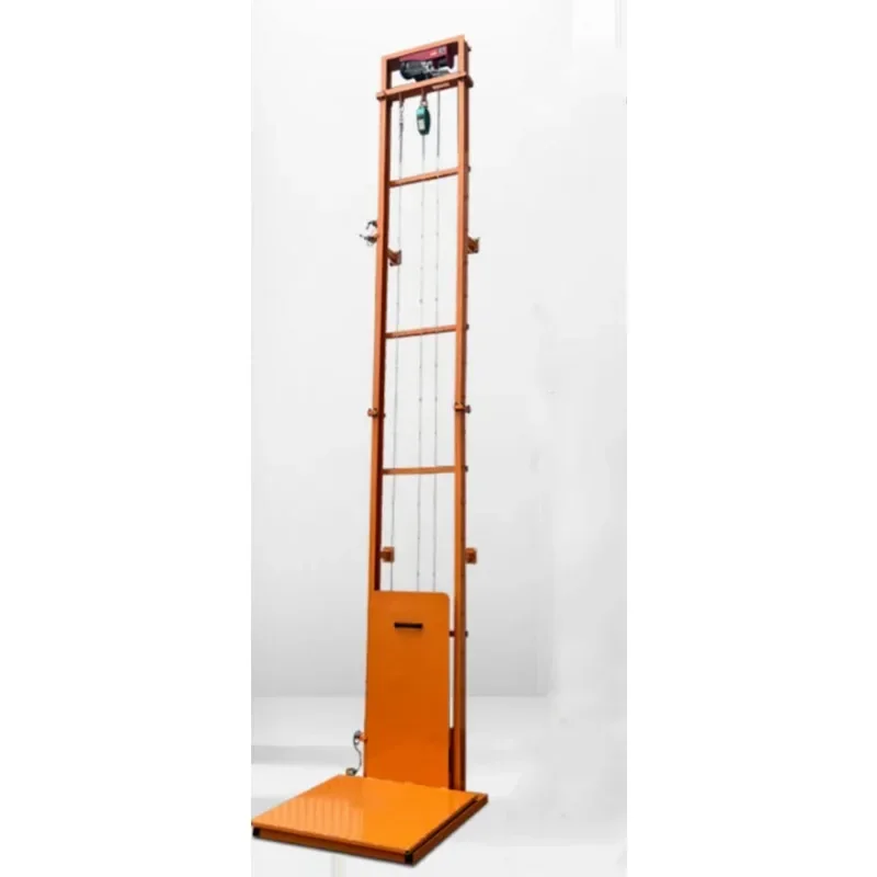 Electric lift freight elevator household small fixed simple elevator factory warehouse customized mobile platform hoist